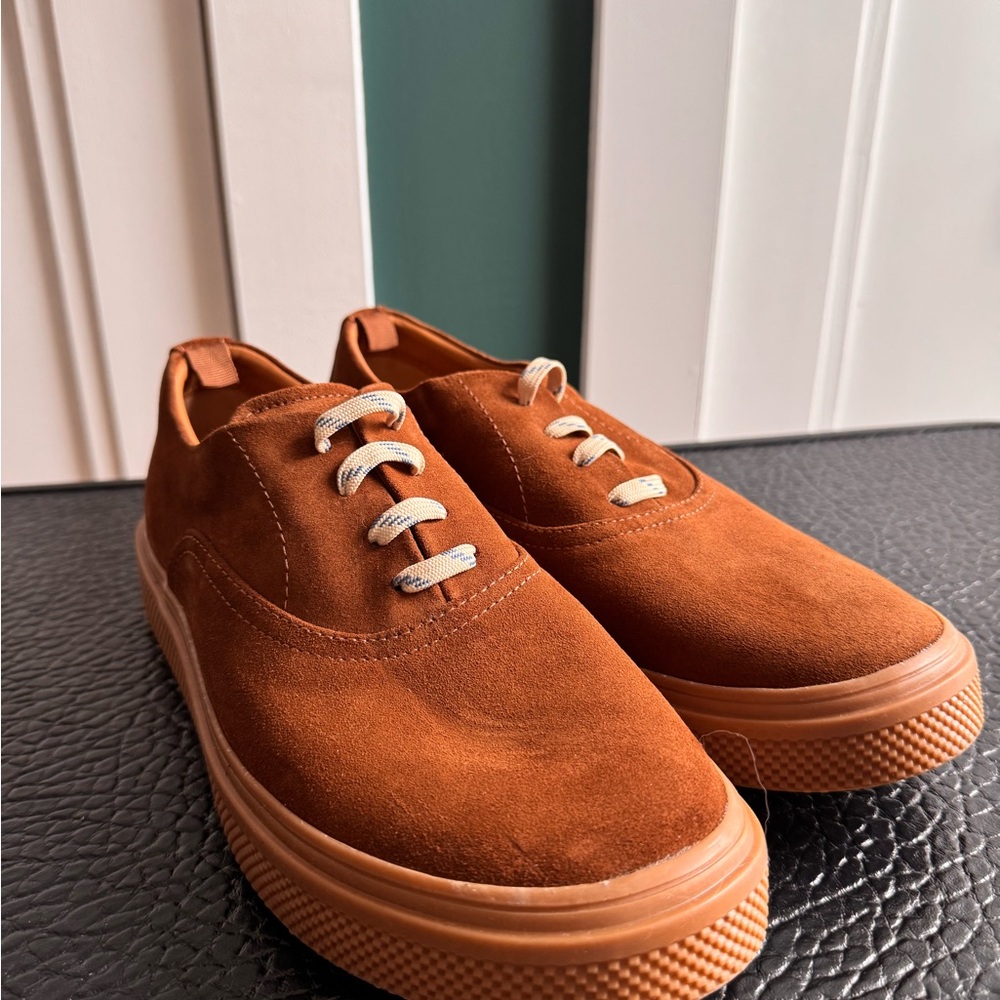 Men's Brown Suede Sneakers